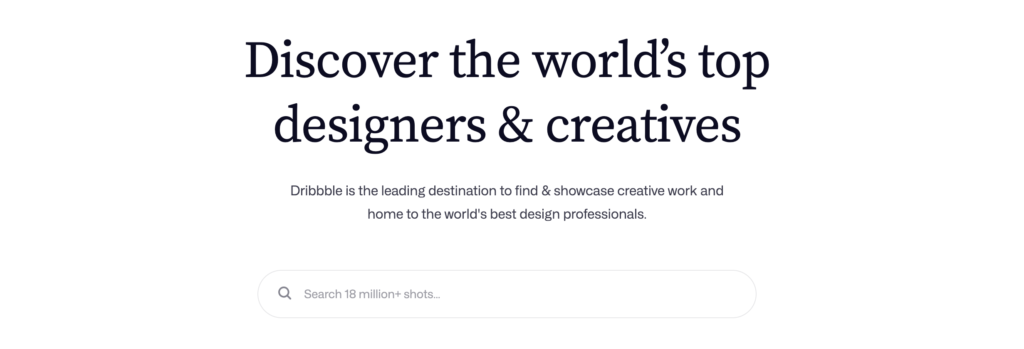 Discover the world's top designers & creatives