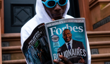 a person who reads Forbes magazine